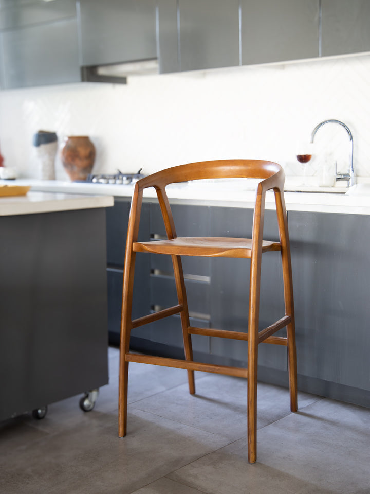 Taburete Alizé Madera 50x46x106 cm