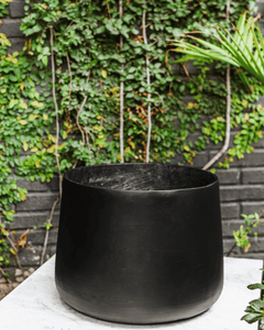 Marruecos 50x40 Negro (Macetero Fibra de Arcilla XXL)