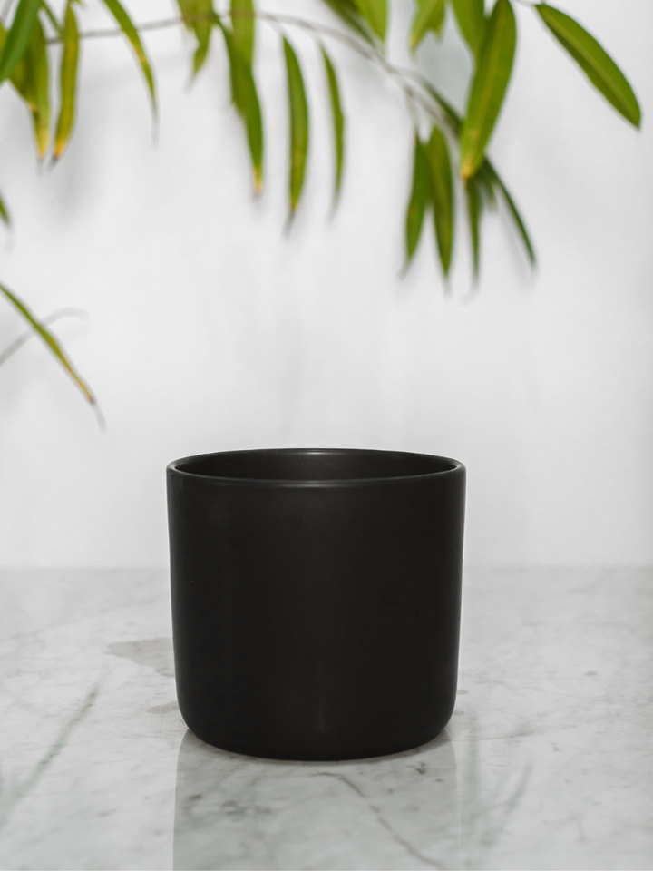 Danés Negro (Porta Macetero de Ceramica) PlantMe Chile 