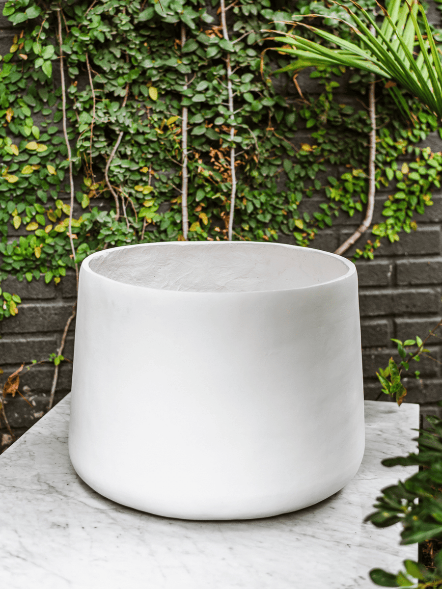 Marruecos Blanco 55x39 (Macetero fiberclay) Plant Me